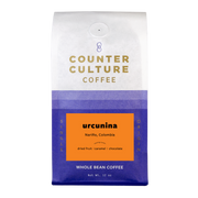 A 12 oz bag of Urcunina coffee from Narińo, Colombia.